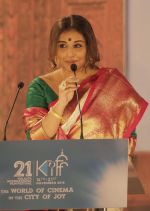 Vidya Balan at 21st Kolkata International Film Fastival on 14th Nov 2015